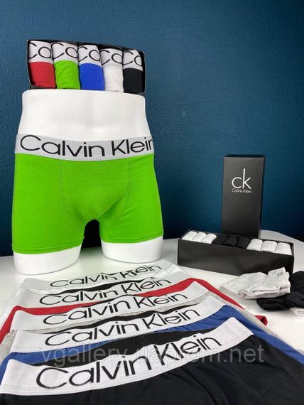 Подарунковий набір чоловічих трусів Calvin Klein Steel 45 в коробці - ціна поштучно  - розмір XXL