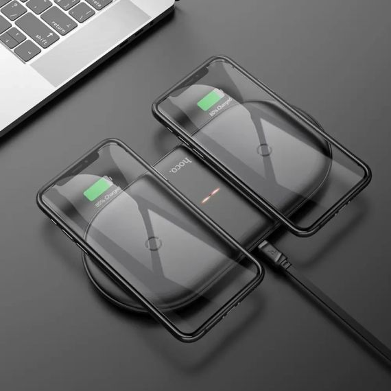 Беспроводное зарядное устройство HOCO CW23 Dual Power | Зображення 5