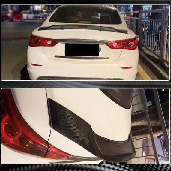 Спойлер V1 (для Q50, Карбон) для Infiniti Q50/Q60 2013-2024 рр | Зображення 2