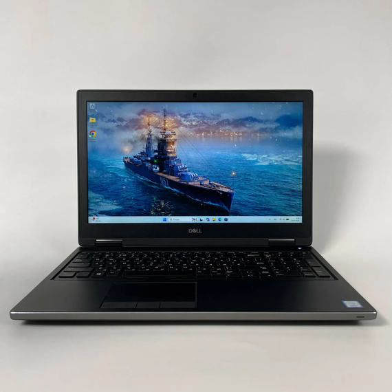Мобільна робоча станція Dell Precision 7530 / 15.6" (1920x1080) IPS / Intel Core i7-8850H (6 (12) ядра по 2.6 - 4.3 GHz) / 16 GB DDR4 / 512 GB SSD / nVidia Quadro P2000, 4 GB GDDR5, 128-bit / WebCam б/в + Подарунок Бездротова миша / USB | Зображення 1