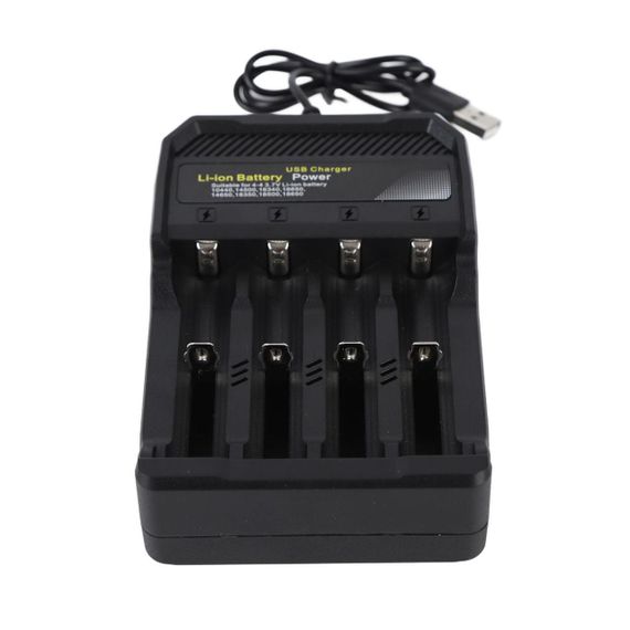 Универсальное зарядное устройство на 4 аккумулятора Li-ion, от USB, 4,2V/2A, MS-5D84A / Зарядка для батареек | Зображення 2