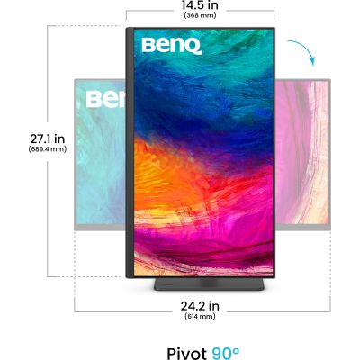 Монитор BenQ PD2706QN Grey | Зображення 3