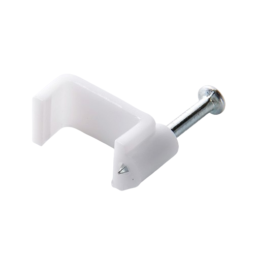 Кабельна кліпса 7*5,5мм плоска 100шт/уп Туреччина APRO