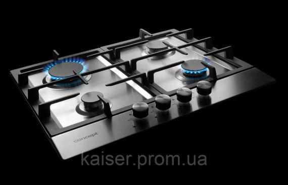 Газовая варочная поверхность 60 cm нержавеющая сталь Concept PDV4560 | Зображення 2