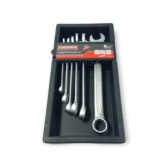 Набір ключів комбінованих 6 шт. Холодний Штамп (8,10,12,13,14,17мм) HAISSER (арт.48426) | Зображення 2