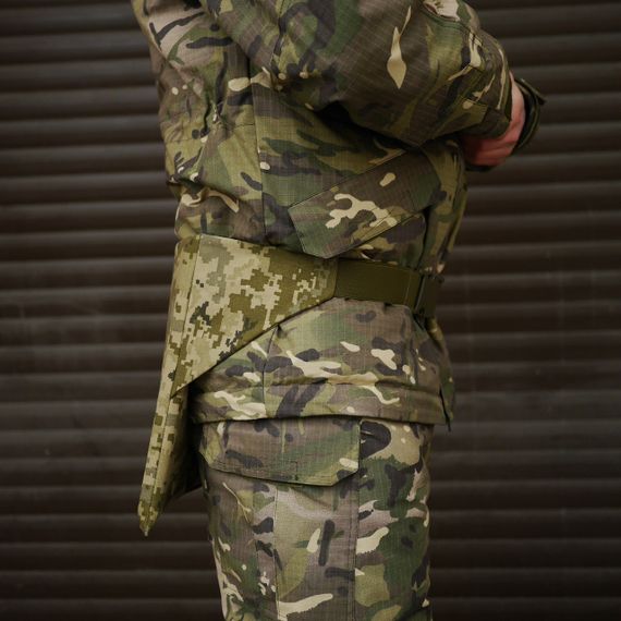 Тактичний каремат-сидушка Kiborg XL Кордура піксель | Зображення 5