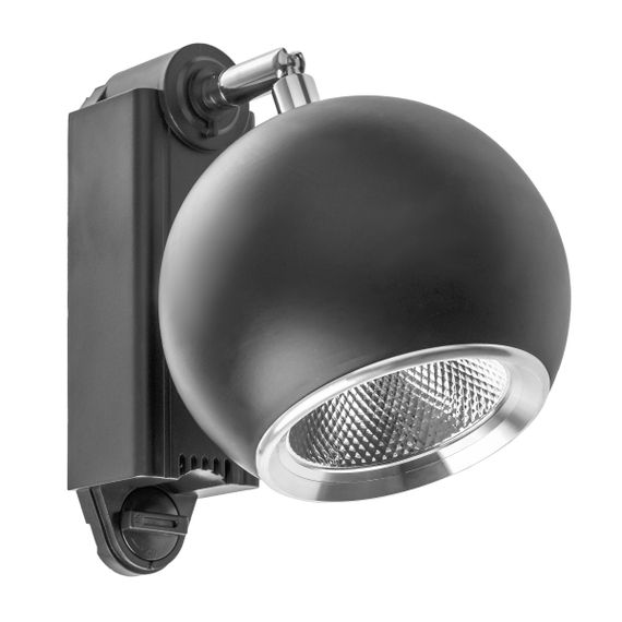 Светильник трековый поворотный LED KW-210/12W NW BK COB | Зображення 6