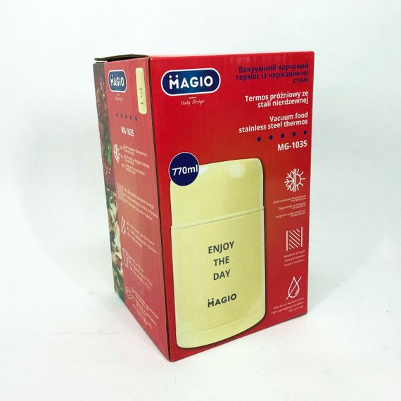 Контейнери для їжі з відсіками Magio MG-1035 770 мл, Термос харчовий переносний, Термос для їжі дитячий HL-90 | Зображення 5