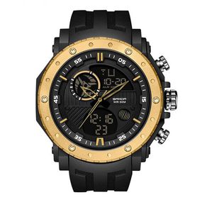 Чоловічий годинник Sanda 6012 Black-Gold