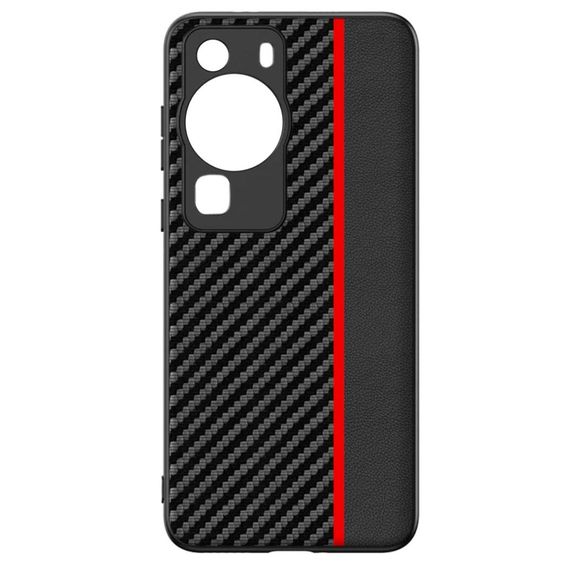 Чохол накладка Primolux CFC для Huawei P60 Pro - Black&Red | Зображення 2
