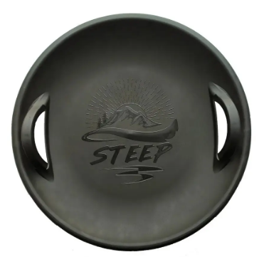 Санки-ледянка (круглі)  "Steep",  колір чорний