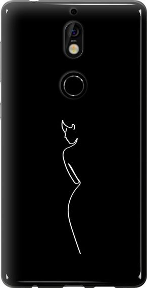 Чехол на Nokia 7 Силуэт1 "4590u-1367-17620"