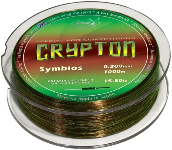 Волосінь Katran Crypton Symbios 1000m (neon/brown) 0.309mm 15.5lb/7.03kg