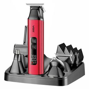 Набор для стрижки VGR V-117 6 в 1. HG-428 Цвет: красный