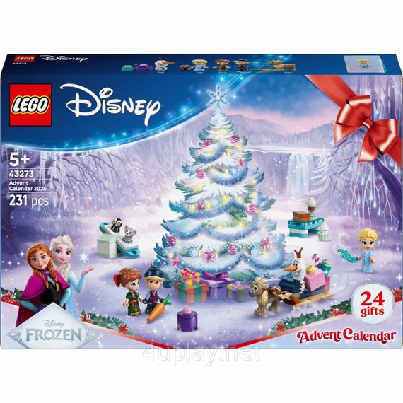 Новогодний адвент календарь 2025 ЛЕГО Дисней Холодное сердце Оригинал LEGO Disney Frozen Advent Calendar 2025