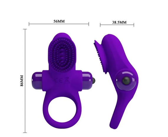 Кільце ерекційне серії Pretty Love "Vibrant penis ring II" Sex Aura | Зображення 6