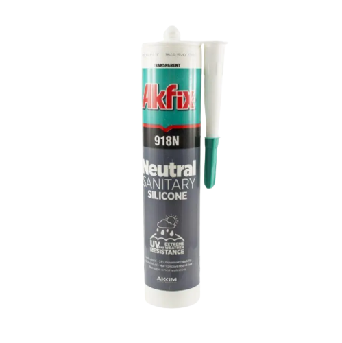 Силікон санітарний нейтральний 280мл/360г білий Akfix 918N