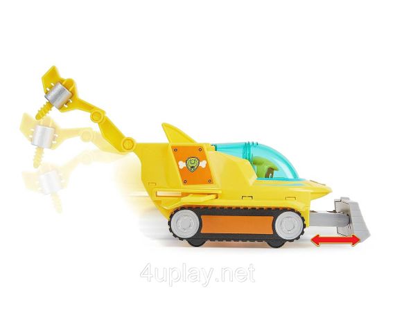 Щенячий Патруль рятувальна машина-трансформер човен Кремеза Paw Patrol Aqua Pups Rubble Transforming Hammerhead Shark | Зображення 5