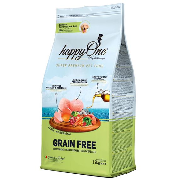 Корм happyOne Mediterraneum Puppy Fresh Meat сухий зі свіжим м'ясом для щенят 12 кг