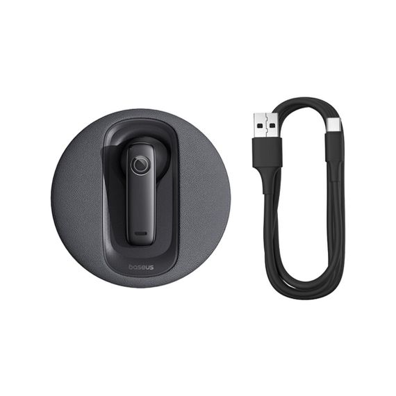 Навушники Baseus C-Mic CM10 Smart Unilateral Wireless Earphone for Car Cluster Black | Зображення 6