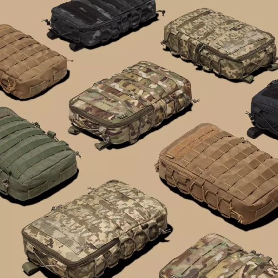 Рюкзак тактичний 10л Чорний, штурмовий рюкзак військовий Ukrarmor укрармор Cordura 1000D, рюкзак ЗСУ MOLLE | Зображення 9