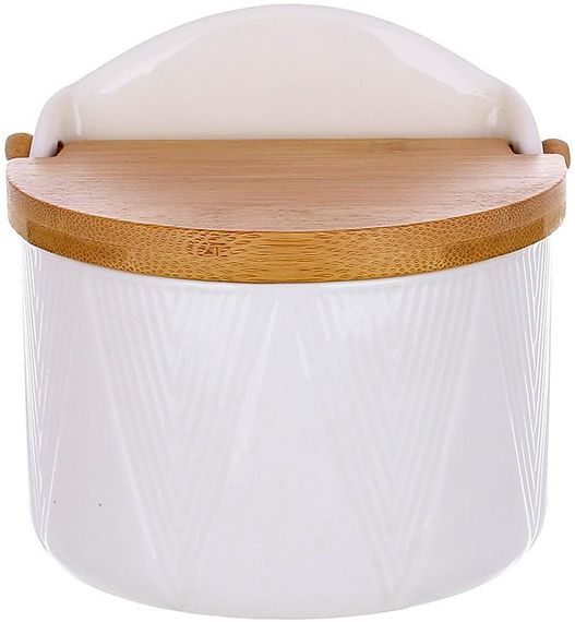Цукорниця Ceram Bamboo Grace 12х11см з дерев'яною кришкою