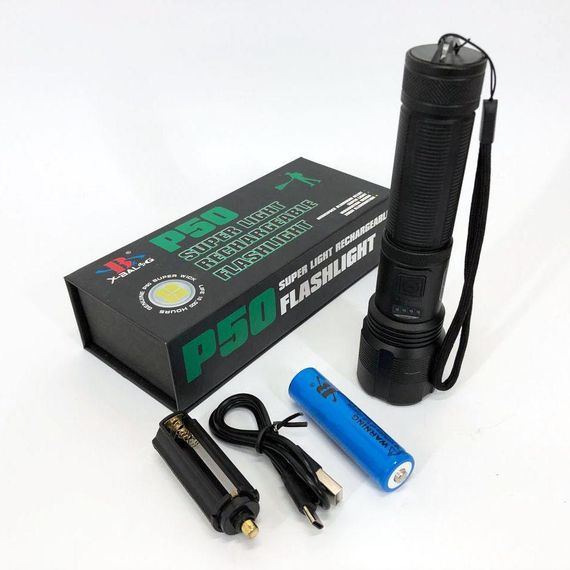 Фонарик ручной тактический Bailong BL-Z01-P50, сверхмощный фонарик, тактические фонари для охоты | Зображення 8