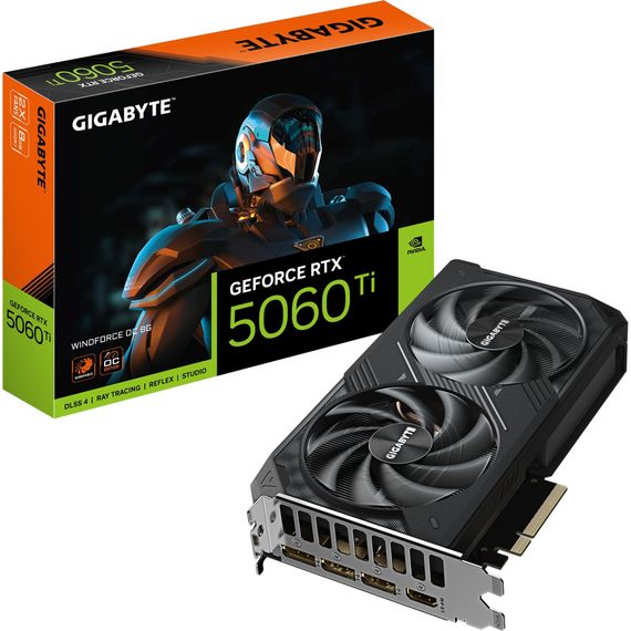 Відеокарта GIGABYTE GeForce RTX5060Ti 8Gb WINDFORCE OC (GV-N506TWF2OC-8GD) | Зображення 6