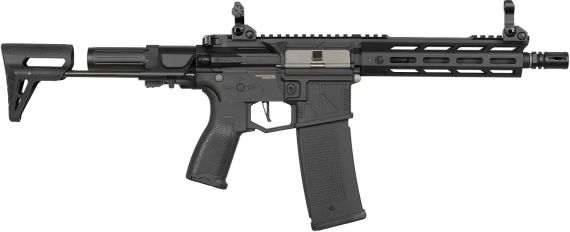 Страйкбольна гвинтівка Evolution Ghost S EMR PDW Carbontech AEG 6 мм Black