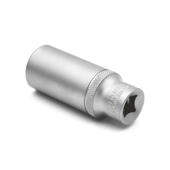 Головка торцева шестигранна, 3/8IN, подовжена SW19, RED STRIPE | Зображення 3