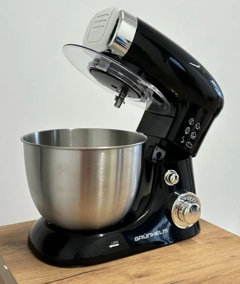 Кухонний комбайн Grunhelm GKM0016B 1500 Вт чорний | Зображення 2