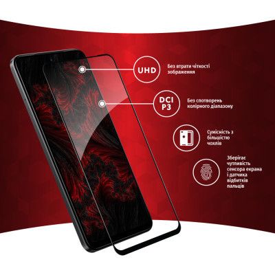 Стекло защитное Intaleo Full Glue Xiaomi Redmi Note 12S (1283126564956) | Зображення 3