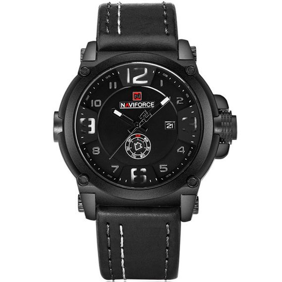 Naviforce Чоловічий годинник Naviforce Plaza Black NF9099 | Зображення 1