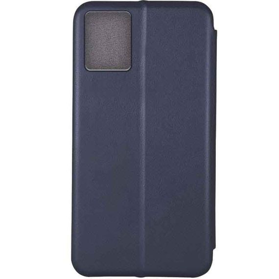 Кожаный чехол-книжка Classy для Xiaomi Redmi 12 Темно-синий | Зображення 1