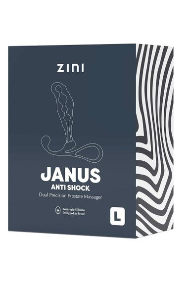 Массажер простаты рельефный, L, Zini черный, 11.7 х 3.3 см Sex Aura | Зображення 2