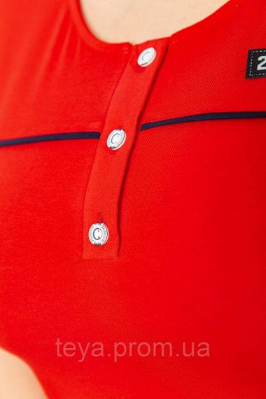 Плаття повсякденне домашнє колір червоний FA_007135 | Зображення 4