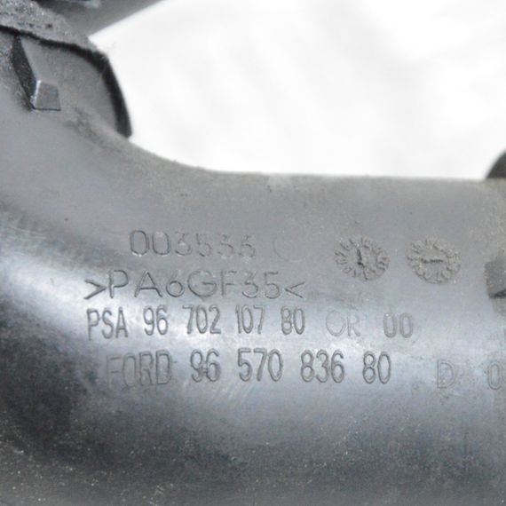 Патрубок інтеркулера 1.6 TDCI Ford Focus II 2004-2011 Трубка повітряного фільтра Форд Фокус 2 9670210780 | Зображення 3