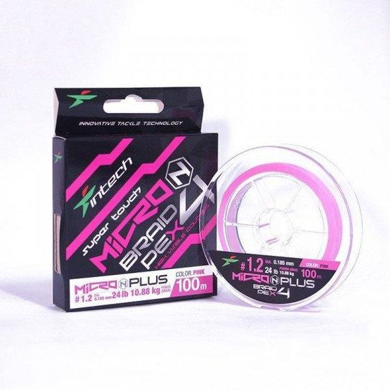 Шнур плетений Intech MicroN Plus PE X4 100m