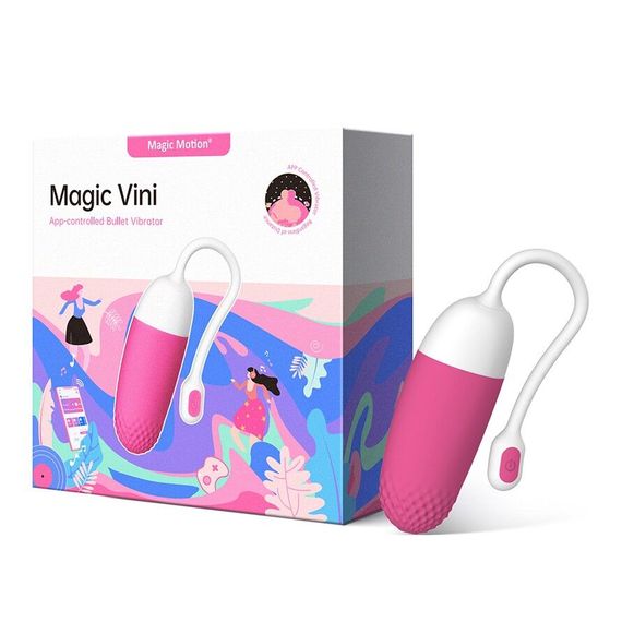 Смарт-виброяйцо Magic Motion Vini Pink, управление со смартфона | Зображення 5