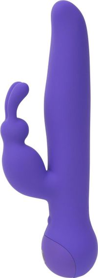 Вібратор-кролик Touch by SWAN Duo Purple — сенсорне управління, ротація та глибока вібрація | Зображення 1