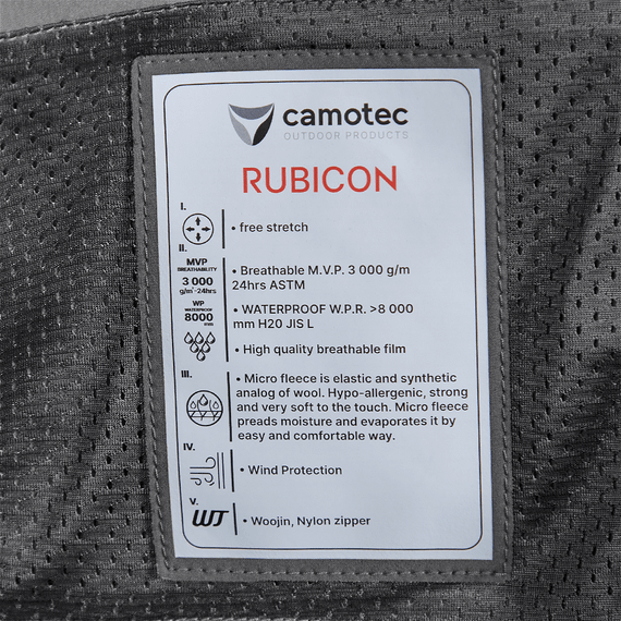 Куртка Rubicon SoftShell Графіт (7494), XXXL | Зображення 9