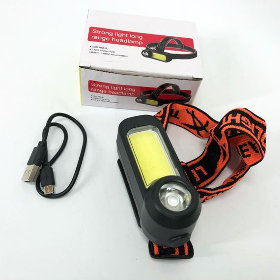 Наголовний ліхтар WH-1707-XPE+COB, Надпотужний налобний ліхтар Акумуляторний налобний TO-13