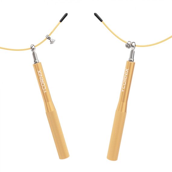 Скакалка швидкісна для кросфіту Cornix Speed Rope XR-0154 Gold | Зображення 2