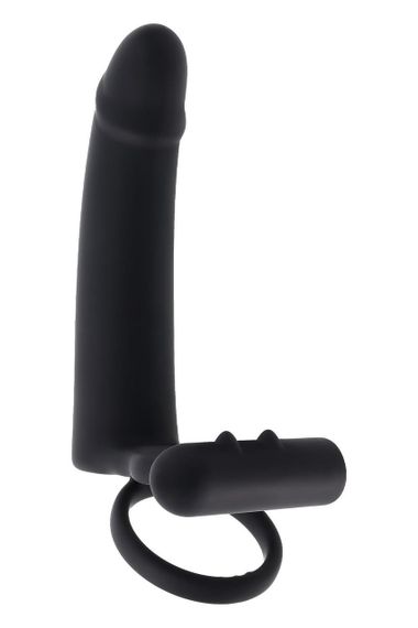 Вібратор з кільцями та віброкулею Gender X з пультом, чорний, 14.6 х 3.8 см sexstyle | Зображення 3