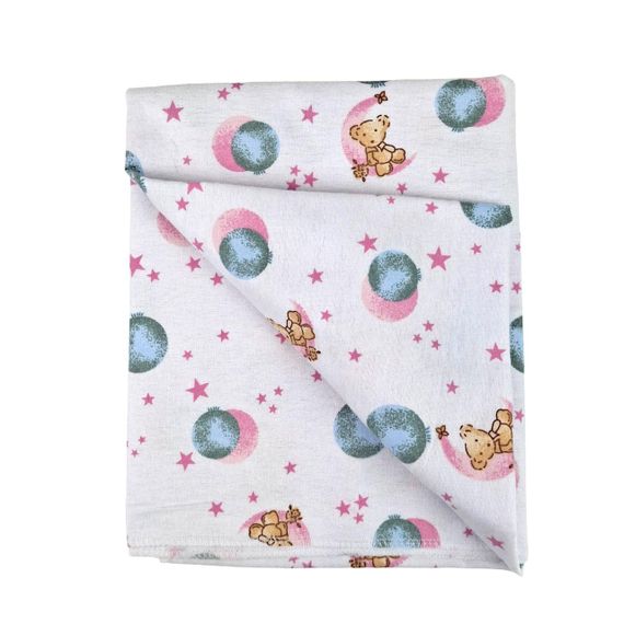 Пеленка SoundSleep Sleepy Bear фланель 90х110 см белая (2800004643986) | Зображення 5