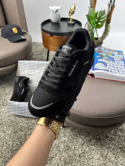 Чоловічі кросівки R-eebok Classic New Black 42 - 26,5 см | Зображення 1