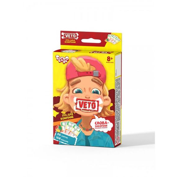 Гра настільна Danko Toys VETO ДТ-МН-14-32