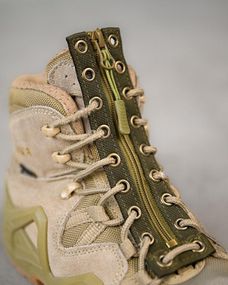 Вставна блискавка для взуття з шнурками ПП7860