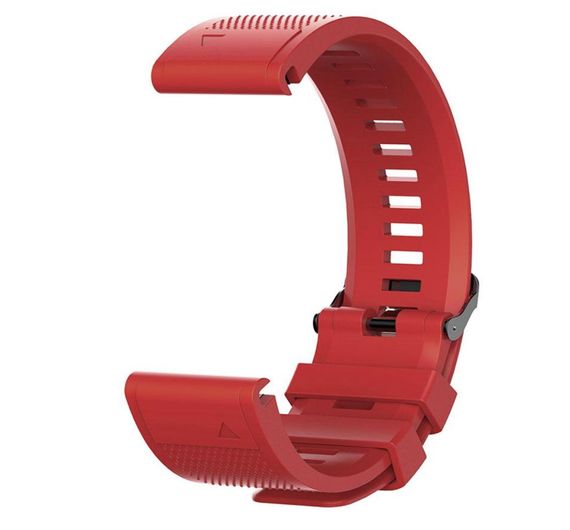 Силіконовий ремінець Primo для годинника Garmin Fenix 8 51mm / Fenix 7X / Fenix 7X Pro - Red | Зображення 1