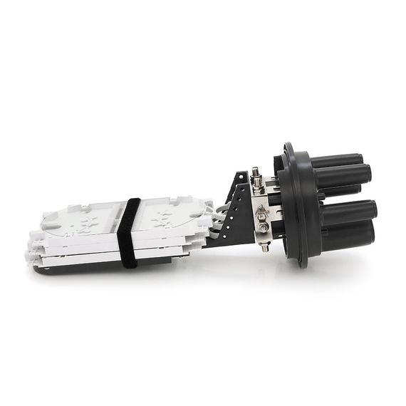Муфта оптическая Merlion ML-OP-F106H-144C, герметичная, 5 вводов, до 6-ти кассет
